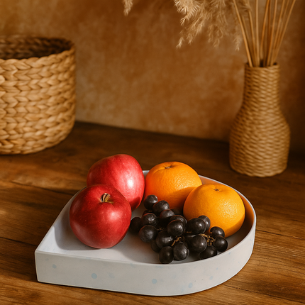 Floral Charm – Petal Design Utility Plate