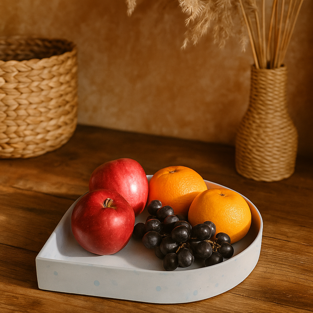 Floral Charm – Petal Design Utility Plate