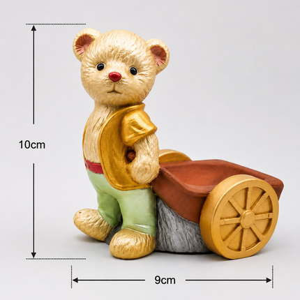 Handmade Teddy Couple Salt & Pepper Holder | Cute Kitchen Table Decor | Gift for Couples | Dining Table Accessory