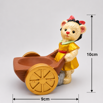 Handmade Teddy Couple Salt & Pepper Holder | Cute Kitchen Table Decor | Gift for Couples | Dining Table Accessory